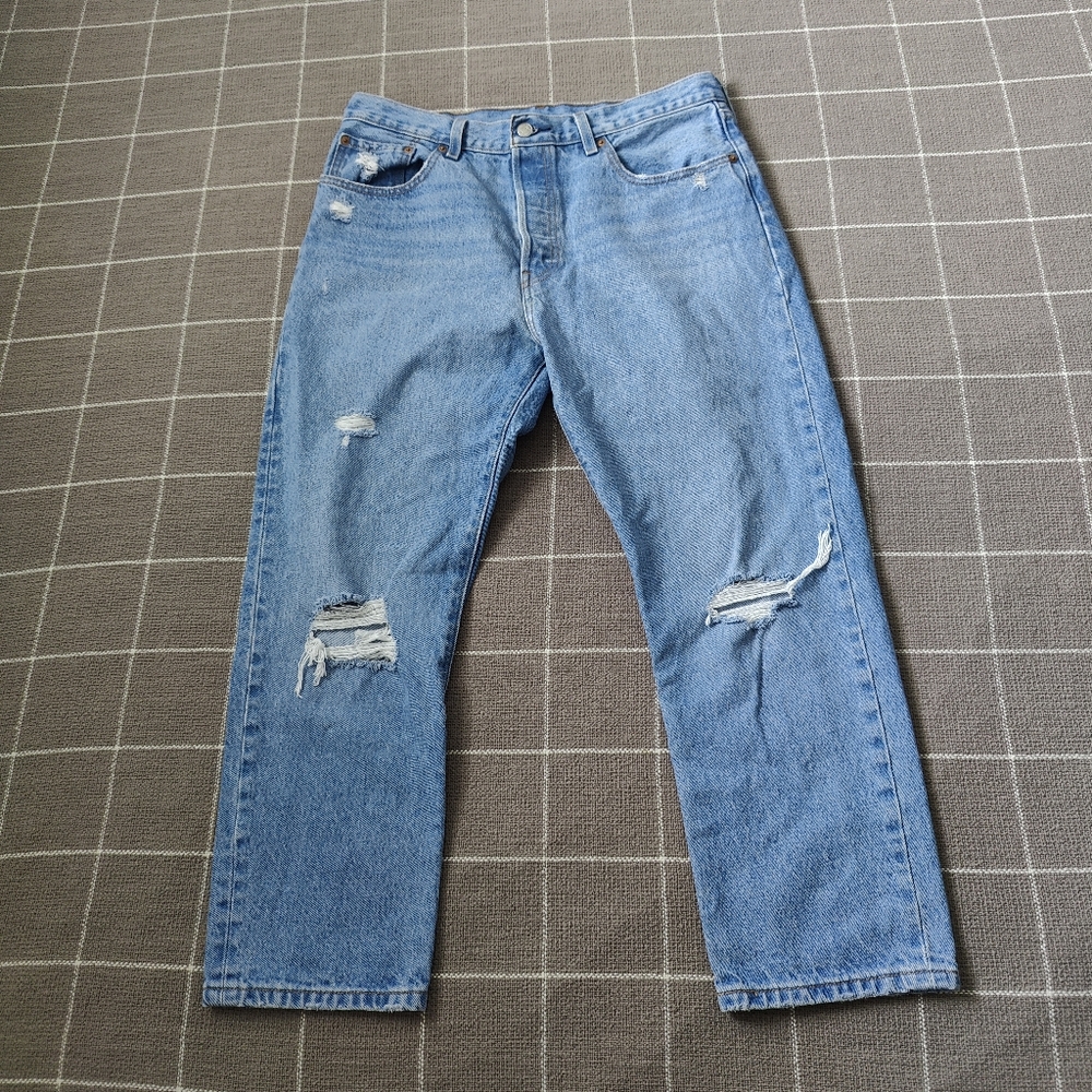 Levi's Men's Straight Jeans - Light Blue